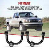 1996-2004 Toyota Tacoma 4Runner 6 Lug Lifted Front Upper Control Arms 2 Inch-4 Inch