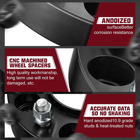 1996-2022 Toyota 4Runner FJ Tacoma Tundra Sequoia / Lexus GX460/GX470 6x5.5" Wheel Spacers 4PCS