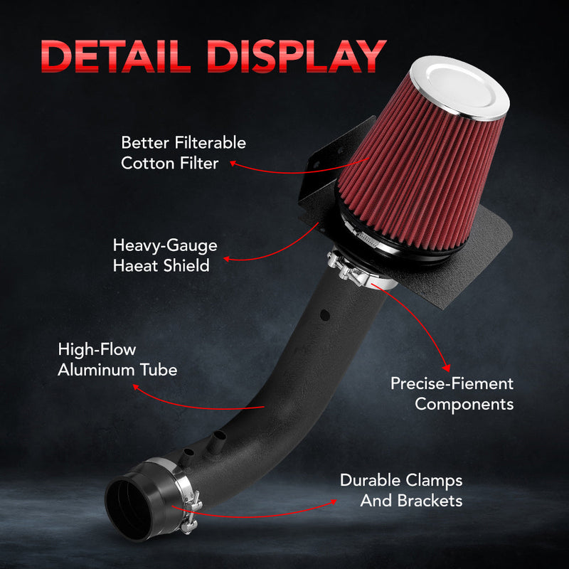 1997-2003 F150 4.6L 5.4L V8 High-flow Cold Air Intake Kit Flashark