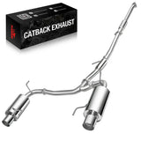 1998-2002 Honda Accord EX/LX 3.0L V6 Catback Exhaust System w/4.5 Inches Muffler Tip SOHC J30A1 Flashark