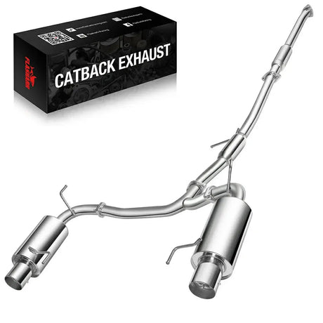 1998-2002 Honda Accord EX/LX 3.0L V6 Catback Exhaust System w/4.5 Inches Muffler Tip SOHC J30A1 Flashark