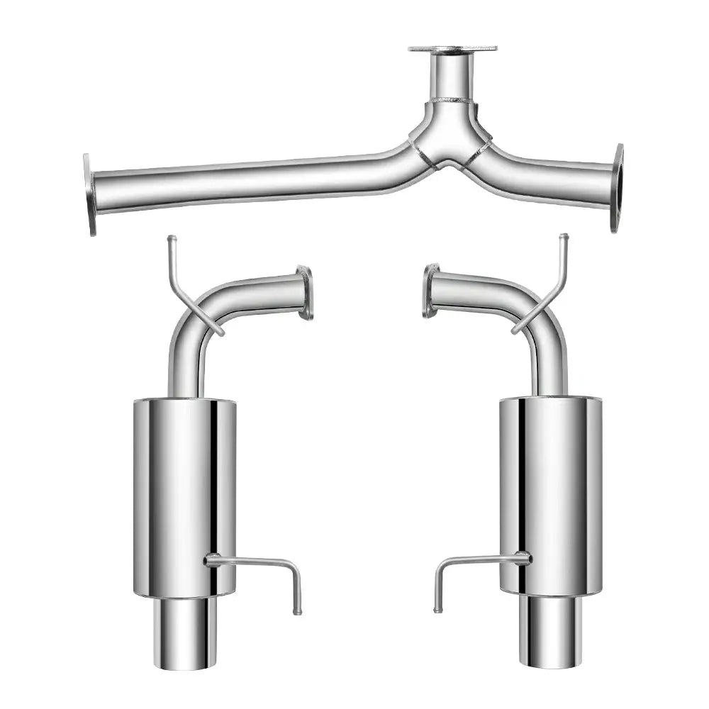 1998-2002 Honda Accord EX/LX 3.0L V6 Catback Exhaust System w/4.5 Inches Muffler Tip SOHC J30A1 Flashark