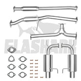 1998-2002 Honda Accord EX/LX 3.0L V6 Catback Exhaust System w/4.5 Inches Muffler Tip SOHC J30A1 Flashark