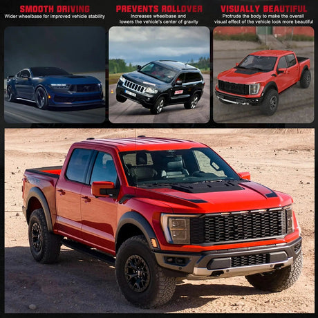 1999-2010 Grand Cherokee WJ WK, 2007-2018 Wrangler JK JKU, 2006-2010 Commander XK Black 5X5 Wheel Spacers 4PCS Flashark