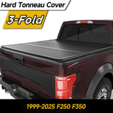 Trucktok 1999-2025 Ford F250 F350 Super Duty 6.8FT Hard Tri-Fold Tonneau Cover Truck Bed Pickup TruckTok