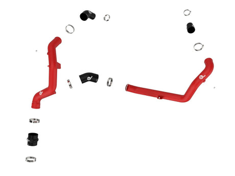 Tuyau de charge côté chaud de refroidisseur intermédiaire aFe BladeRunner 2 1/4 po 22-23 Ford Explorer V6-3.0L (tt) - Rouge