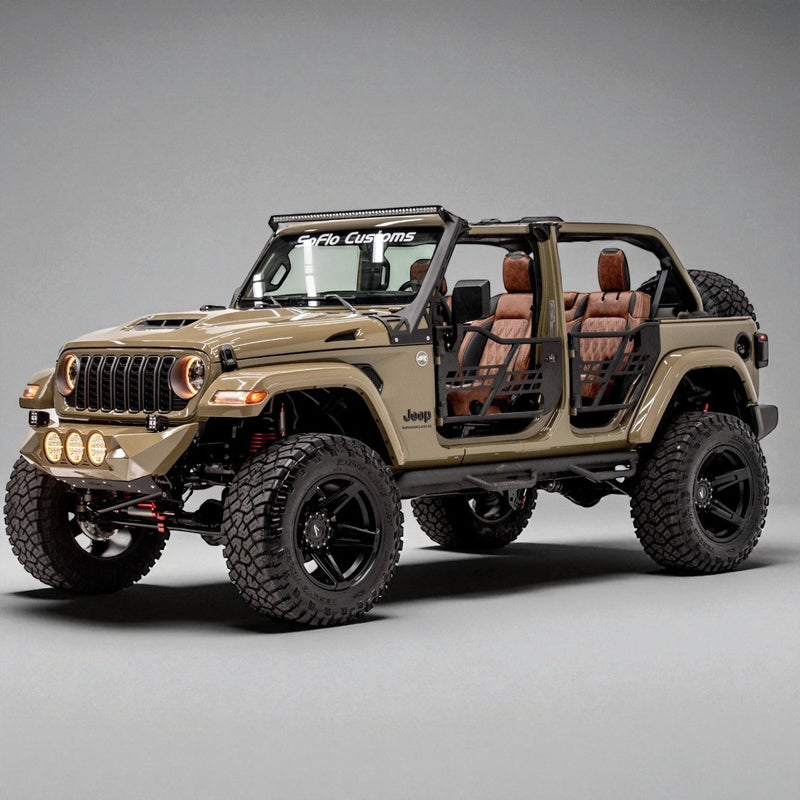 Jeep Wrangler Pipe Doors 2018-2026