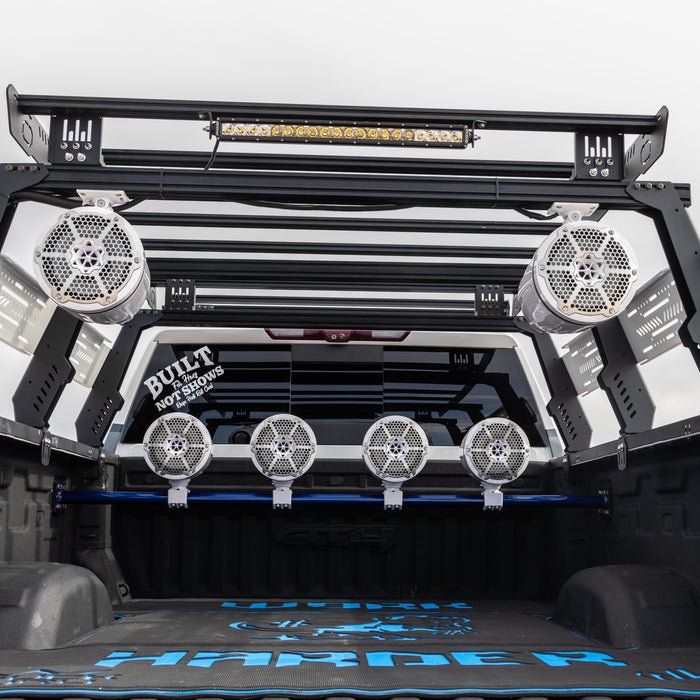 NXL 10" Neodymium Marine and Powersports Towers with Built-in Passive Radiator, 1" Driver and LED RGB Lights 300 Watts Rms -Red
