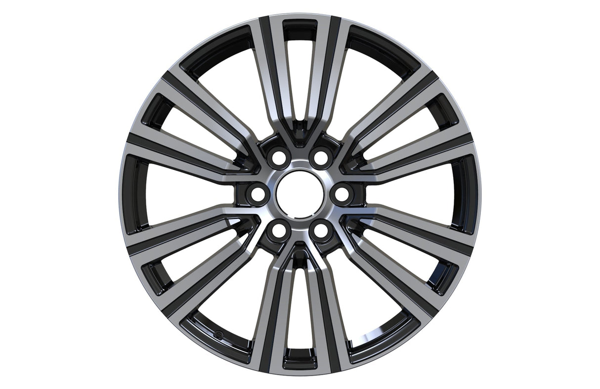 Toyota Sequoia Tacoma TRD Style Wheel 22x8.5 6x139.7 Black Machine Face 4 pcs