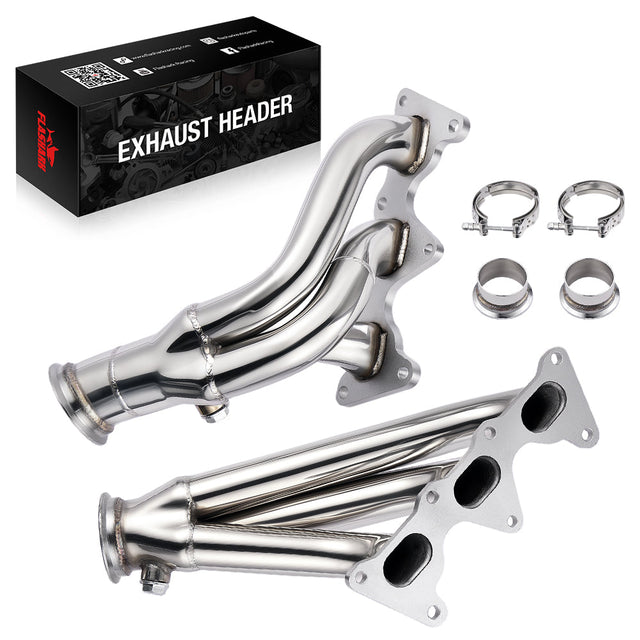 Shorty Headers For 2010-2011 Chevy Camaro 3.6L V6 Flashark