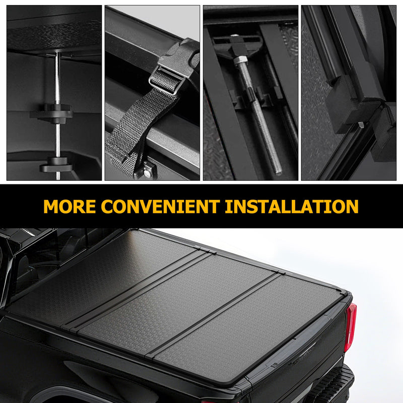 Trucktok 2014-2018 Chevy Silverado Sierra 5.8FT 3-Fold Hard Bed Tonneau Cover