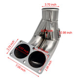 TruckTok 2010-2018 6.7L Ram Cummins 3.5" Intake Manifold Elbow Tube/EGR Cooler Delete kit TruckTok