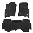 Trucktok 2025-2026 Dodge Ram 1500 Quad Cab All-Weather TPE Floor Mats TruckTok