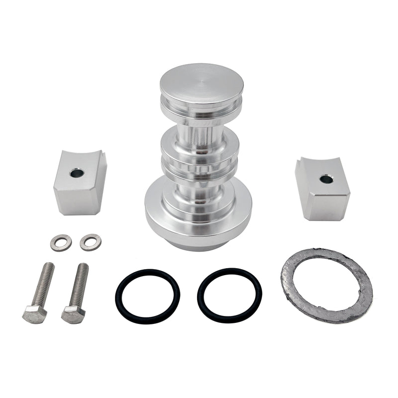 TruckTok 2003-2010 6.0L Ford F250 F350 Powerstroke Diesel EGR Eliminator Spool With Bolts & Orings
