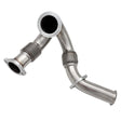 TruckTok 2003-2007 6.0L Ford F250 F350 F450 Powerstroke Diesel Heavy Duty Polished Exhaust Up-Pipe Y-Pipe TruckTok
