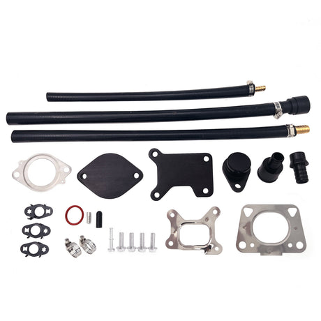 2017-2019 6.6L Duramax L5P 4" DPF Delete pipe & 3.5" Downpipe w/EGR Delete kit TruckTok