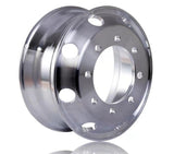 Truck Wheels 19.5" x 6.75" Forged Aluminum Rims Both-Side Mirror Polished
