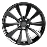 19x8.5" 5x114.3mm Hyper Black 1 pc Wheels For Tesla Wheels Models Y X S 3