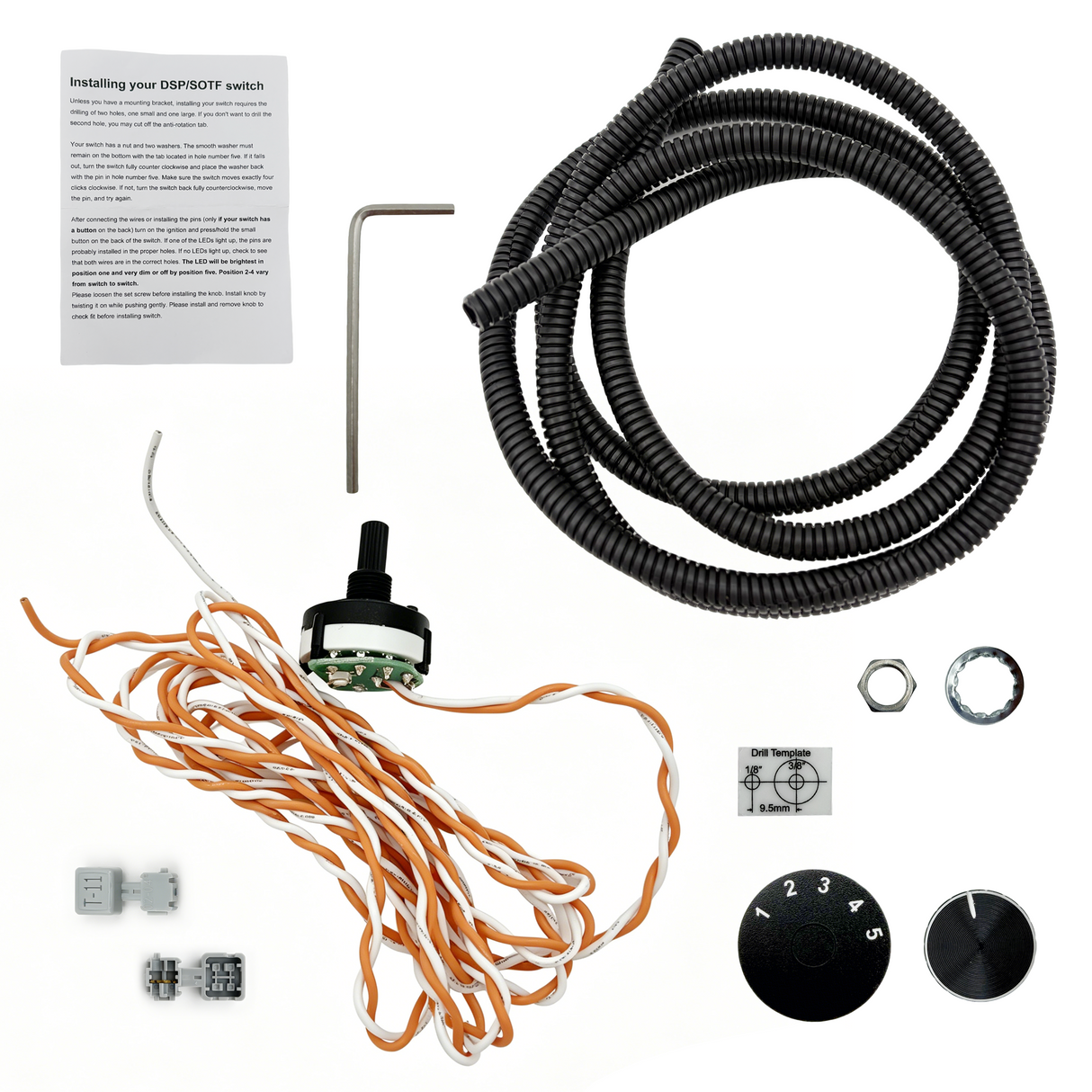 Trucktok 2008-2019 6.4L 6.7L Ford Powerstroke Fuel Temp SOTF Switch TruckTok