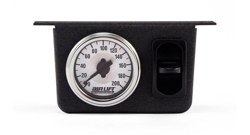 Air Lift Single Needle Gauge Panel with Paddle Switch [26161]