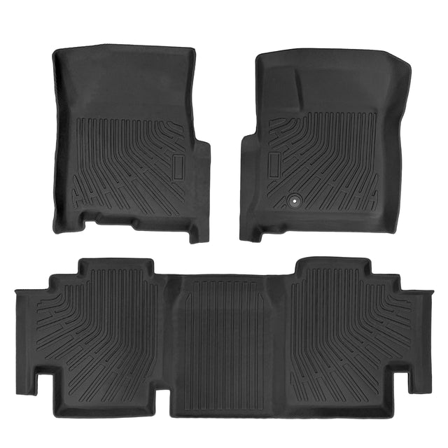 Trucktok 1999-2007 Ford F250 F350 F450 SuperCab All-Weather TPE Floor Mats TruckTok