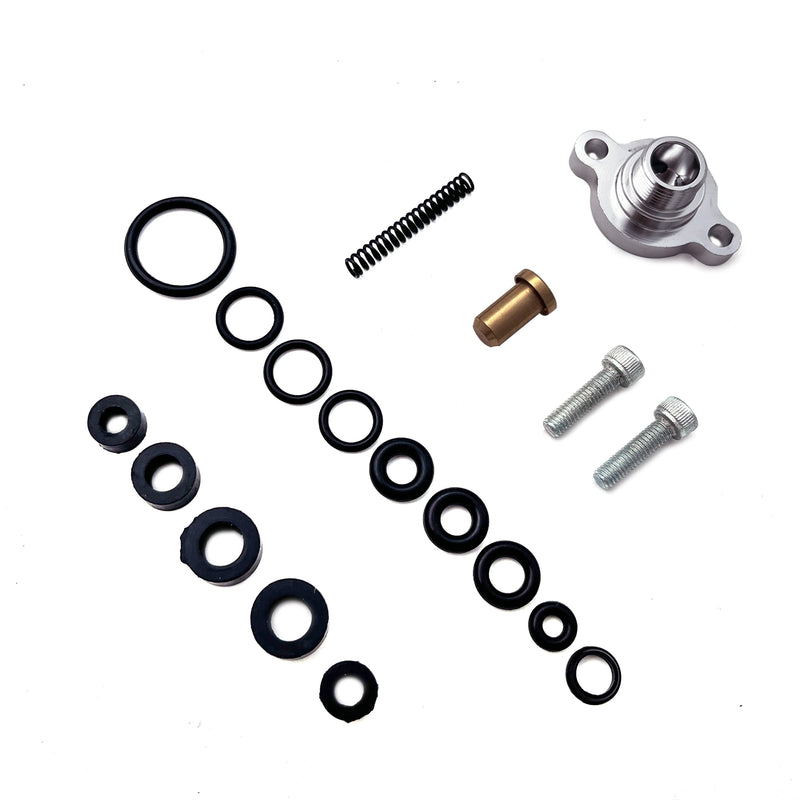 TruckTok 1999-2003 7.3L Ford F250 F350 F450 F550 Powerstroke Diesel Fuel Pressure Regulator Valve Cap Blue Spring Kit