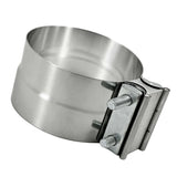 Trucktok 4"/5" Stainless Steel Exhaust Clamp Muffler Clamp Lap Joint Band Clamp Universal TruckTok