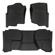 Trucktok 2007-2013 Silverado Sierra 1500 2500 Extend Cab All-Weather TPE Floor Mats TruckTok