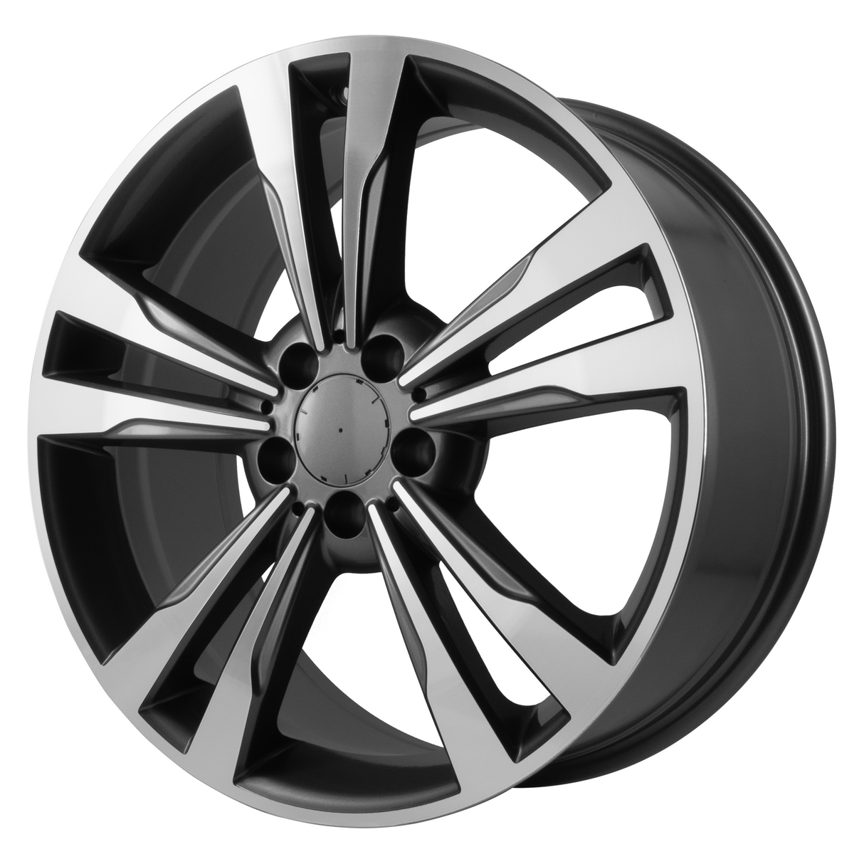 Gun Gray Mercedes Style Wheels 19x8.5 5x112 1pc