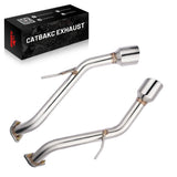 Axle Back Exhaust For 2014-2024 Infiniti Q50 w/ Stainless Steel Tip Flashark