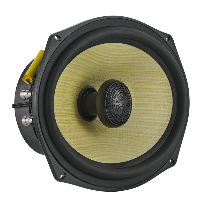 DXQ 6x9" 2-Way Coaxial Speaker with Yellow Straw and Composite Foam Cone | 150W RMS 4-Ohm