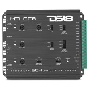 6-Channel High-to-Low Level Line Output Converter with Remote Turn-On DS18