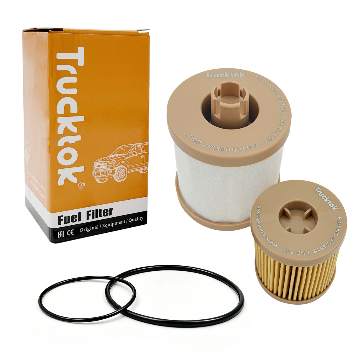 Trucktok 2003-2007 6.0L Ford Powerstroke Diesel Fuel Filter Replaces FD4616 TruckTok
