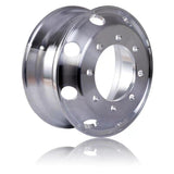 Truck Wheels 19.5 x 7.5 Forged Aluminum Rims 4pcs Both-Side Mirror Polished
