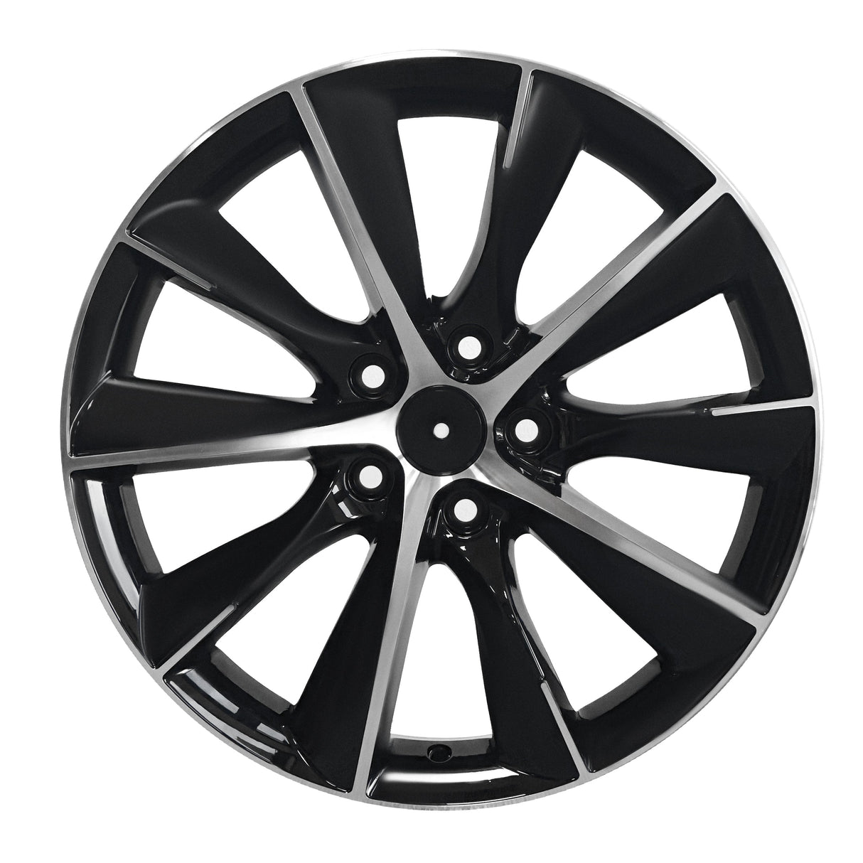 Tesla Wheels 18x7.5" pcd 5x114.3mm Black Machine Face 1pc For Model Y 3