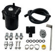 TruckTok Oil Catch Reservoir Breather Can Tank with Filter Cylinder Aluminum Universal TruckTok