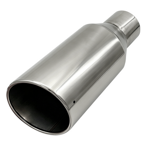 Trucktok 3" Inlet 5" Outlet 12" Overall Length Stainless Steel Bolt On Exhaust Tailpipe Tip TruckTok
