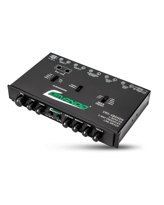 CRX-4BANDA | 4 Bands Equalizer Comando Audio Inc.