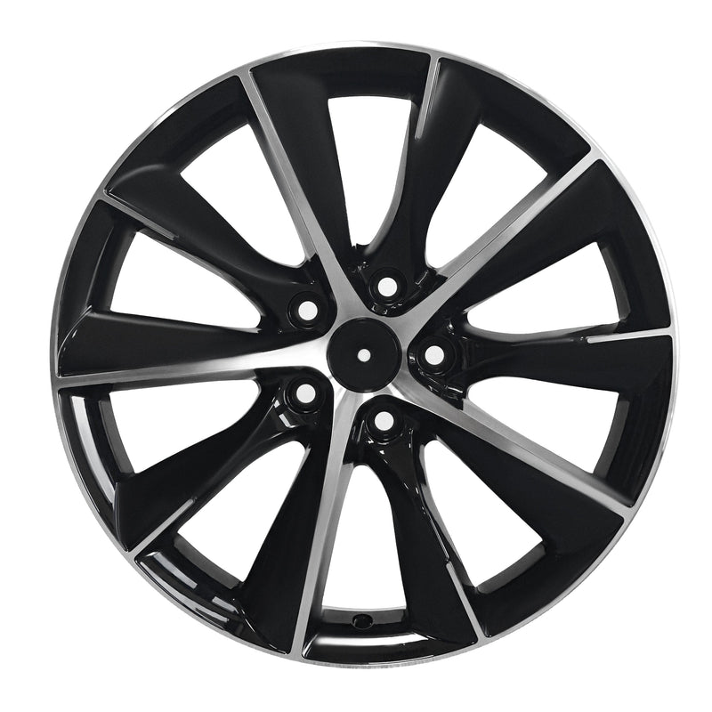 Tesla Wheels 4pcs Model Y 3 Rims 20x7.5" pcd 5x114.3mm Black Machine Face