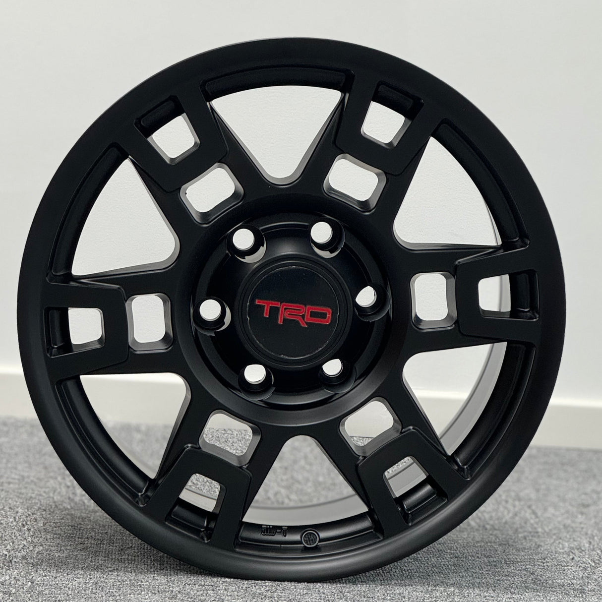 Toyota TRD Style Wheels 17" x 9 Matt Black Rims 1pcs