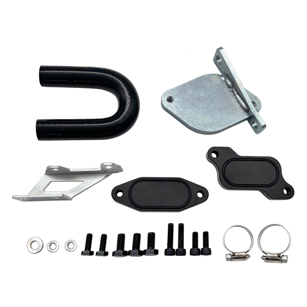 TruckTok 2007-2010 6.6L Chevy GMC  LMM Duramax EGR Valve Cooler Delete Kit Fit TruckTok