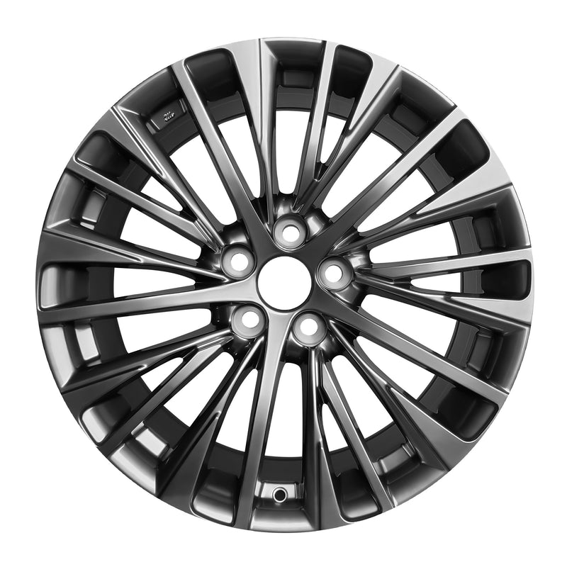 Lexus Toyota Wheels 18x8" pcd 5x114.3 Black Machine Face 4pcs