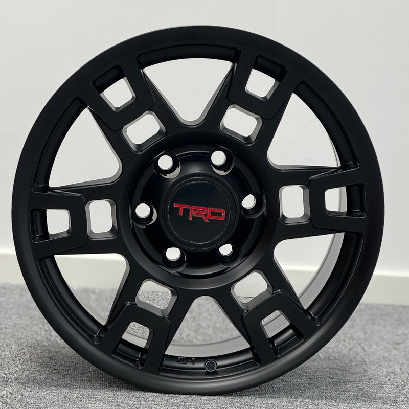 Toyota TRD Style Wheels 17" x 9 Matt Black 5pcs Rims
