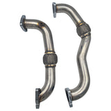 TruckTok 2008-2010 6.4L Ford Powerstork Exhaust Up Pipes & EGR Delete Plates Bypass TruckTok