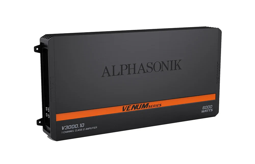 Alphasonik V3000.1D | 3000W RMS Monoblock Class D Amplifier Alphasonik