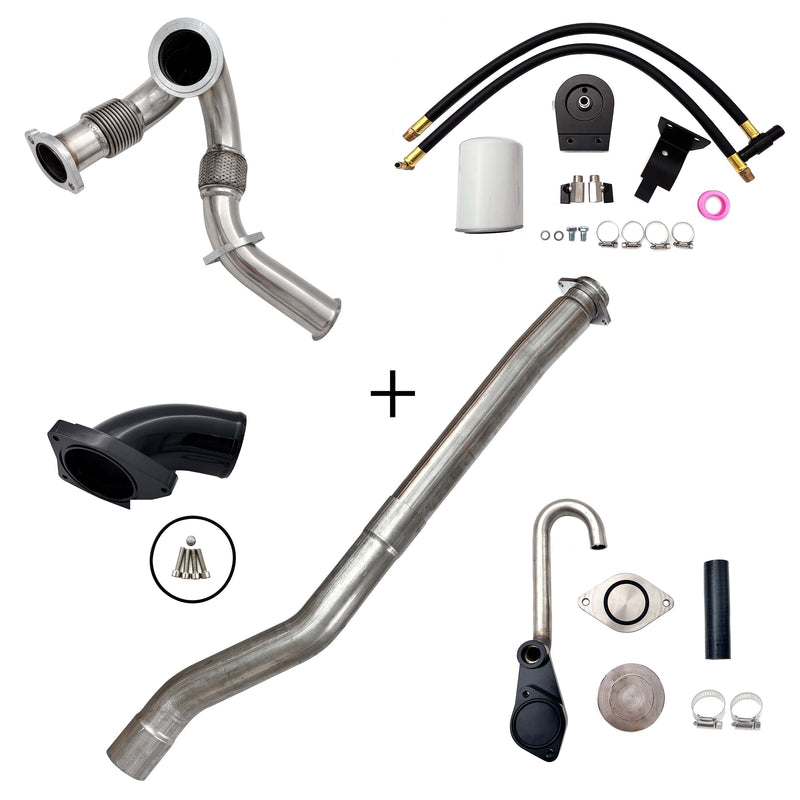 Trucktok 2003-2007 6.0L Ford Powerstroke DPF/EGR/CCV/Up pipe kit