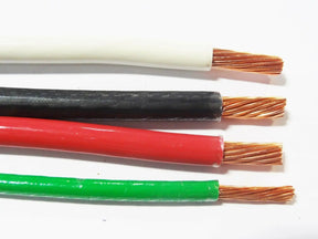 75' EA THHN THWN 6 AWG GAUGE BLACK WHITE RED COPPER WIRE + 75 6 AWG GREEN ACDC