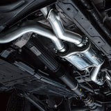 AWE Tuning SwitchPath Cat Back Exhaust with Dual BashGuards, 3-Inch Mandrel-Bent Stainless Steel and No Tips | 2022+ Ford Bronco Raptor