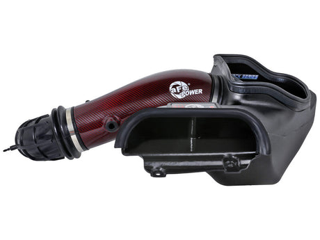 Prise d'air aFe 23-24 Ford F150 Raptor R V8 5,2 L suralimenté Red Carbon Track Series avec filtre P5R