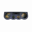Dual 6.5" Speaker & Pro Tweeter Chevy Logo Mini Roof Rack Box Moon Car Stereo